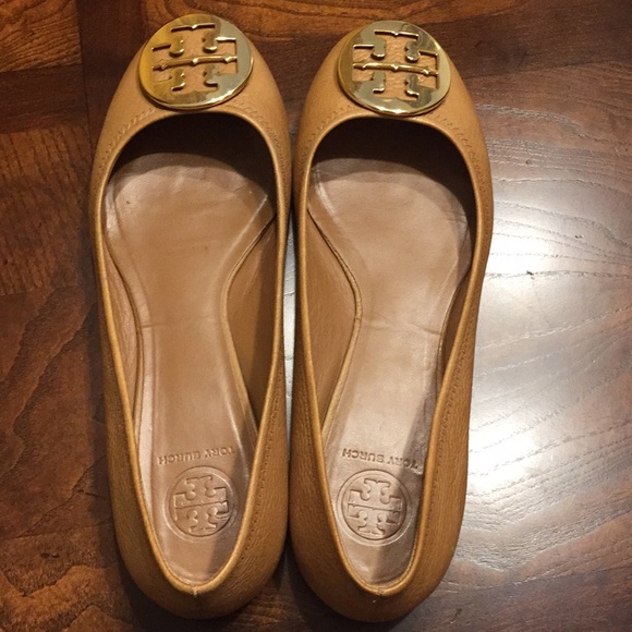 Tory Burch Shoes - Authentic Tory Burch Reva Royal Tan flats
